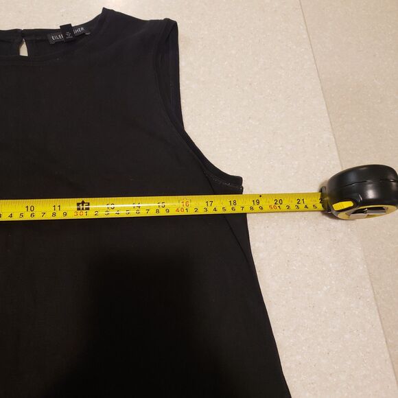 Eileen Fisher Petrol Blue Tencel Viscose Washable Sleeveless Swing Dress Med - Picture 7 of 7